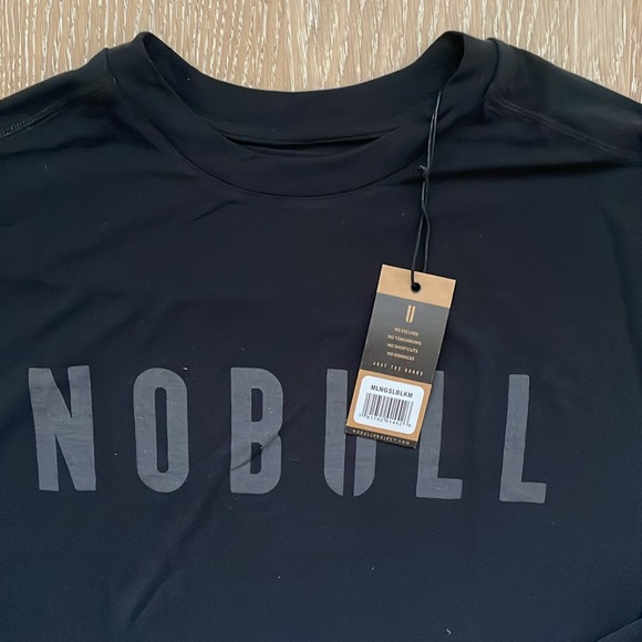NWT NOBULL Training Black Long Sleeve - Size M - Picture 2 of 3